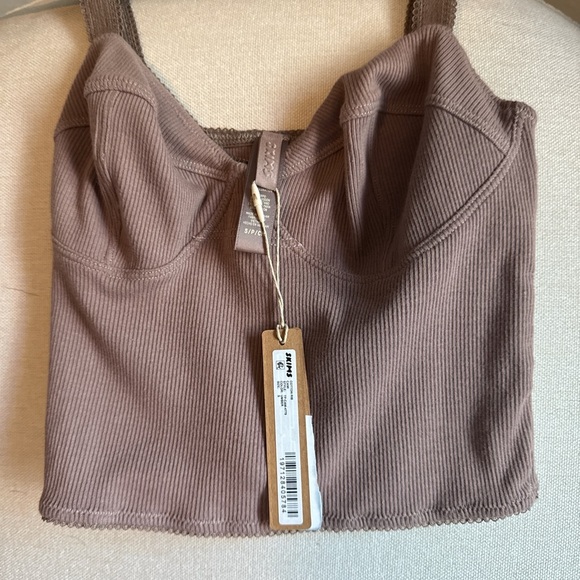 NWT SKIMS Mauve Women's Intimate Top - Picture 4 of 5
